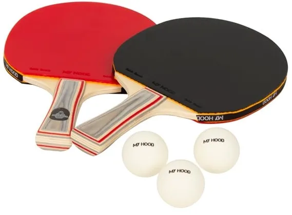 My Hood 2 bordtennisbat med 3 bolde