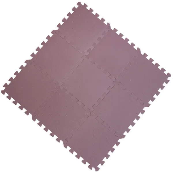 Skumlegegulv Bekids, Støvet Rosa 9 stk